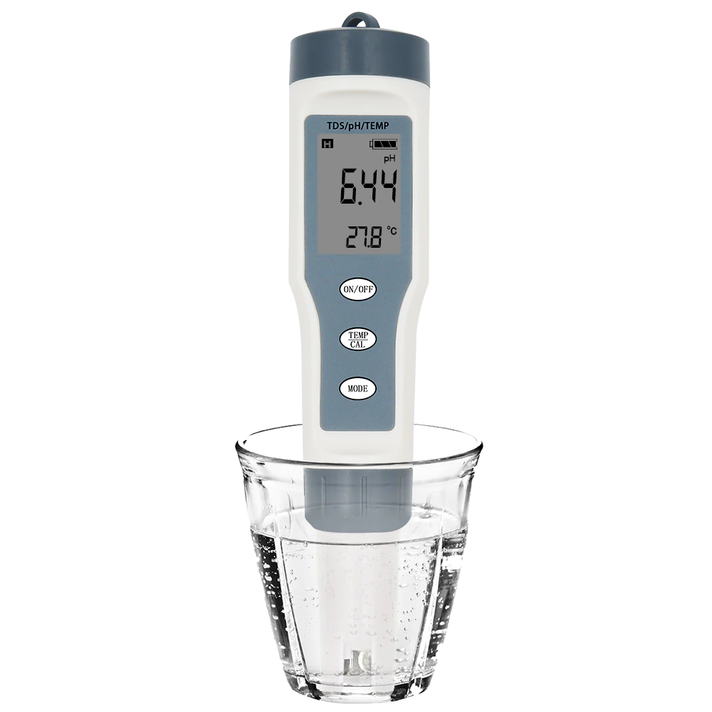 Meter To Measure PH, Temperature, & Total Dissolved Solids