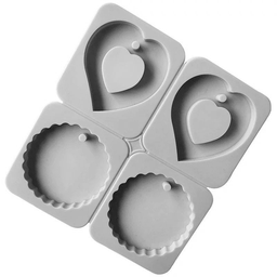 [CA-CD018] Cake And Heart Shapes Mold